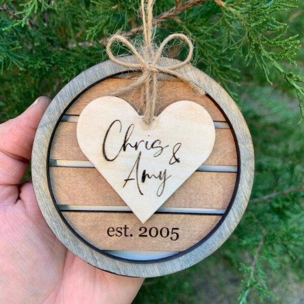 Couple Christmas Ornament