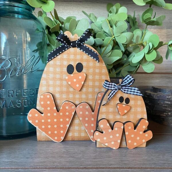 Wooden Easter Chicks