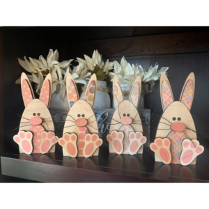 Wooden Easter Bunnies