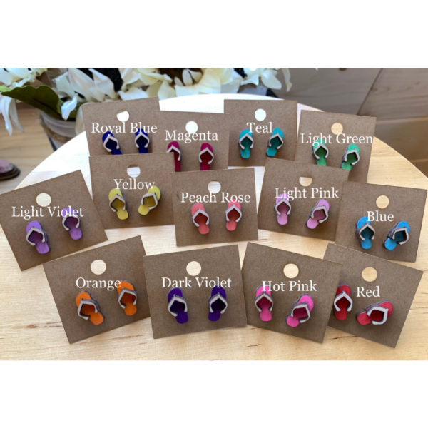 Flip Flop Stud Earrings