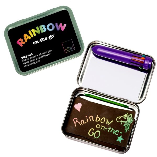 Rainbow On-the-Go Kids Travel Art Set! Kids coloring toy