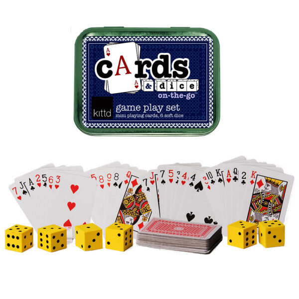 Cards and Dice On-the-Go Back to School Kids Travel Game Toy