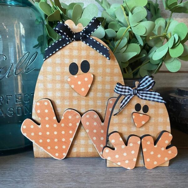 Wooden Easter Chicks