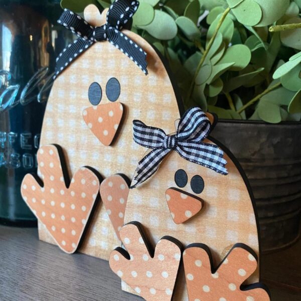 Wooden Easter Chicks