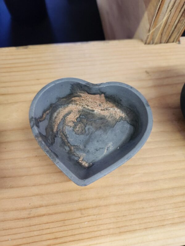 Concrete Heart Dish