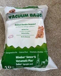 SEBO 350 Mechanical, Windsor Sensor & Versamatic Bags