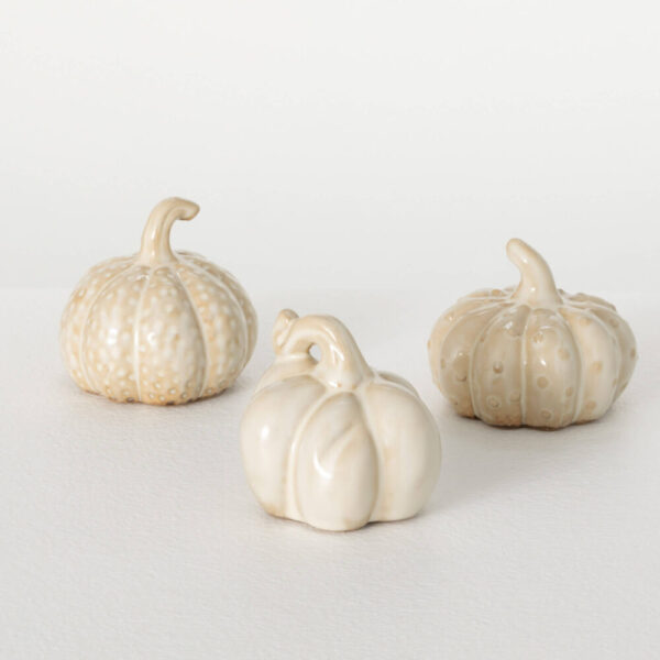 Stoneware Cream Pumpkin