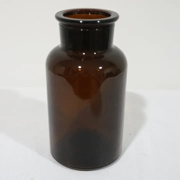 Dark Amber Medicine Bottle Bud Vases Apothecary Jars