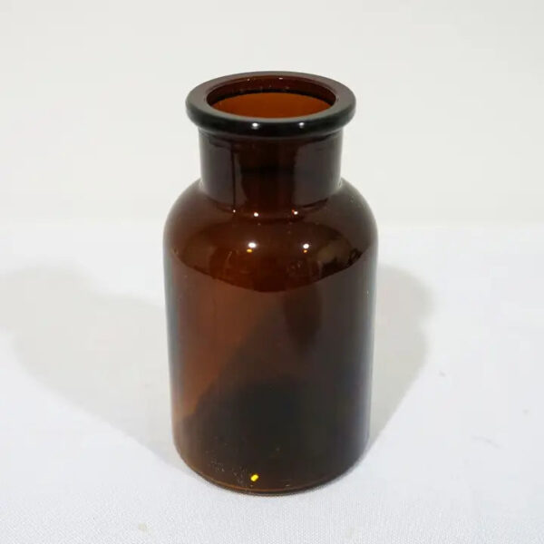 Dark Amber Medicine Bottle Bud Vases Apothecary Jars