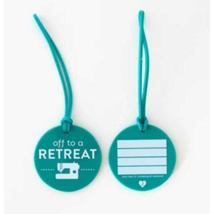 Sarah Hearts Off to a Retreat Luggage Tag