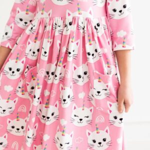 Unicorn Kitties Twirl Dress