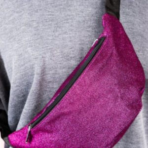 Hot Pink Glitter Fanny Pack