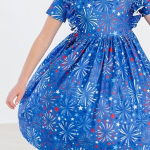 Spark-tucular Ruffle Twirl Dress