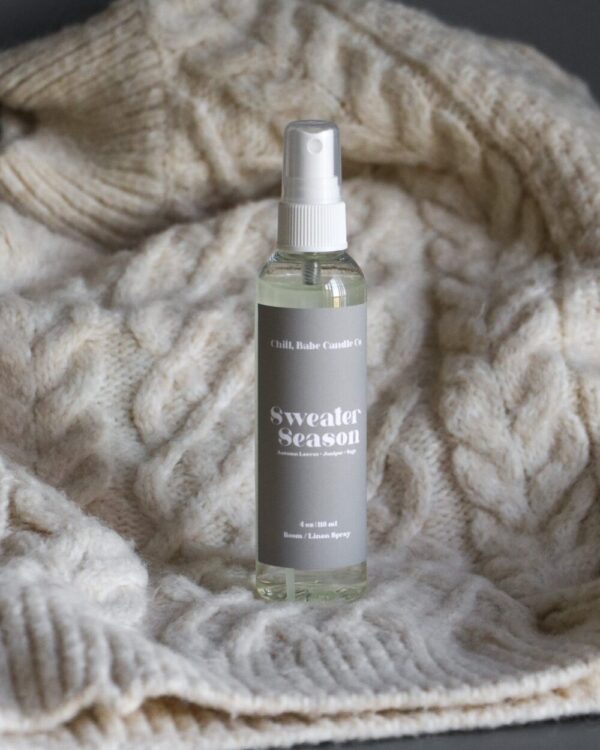 Sweater Season Room & Linen Spray | Autumn Leaves + Juniper + Sage