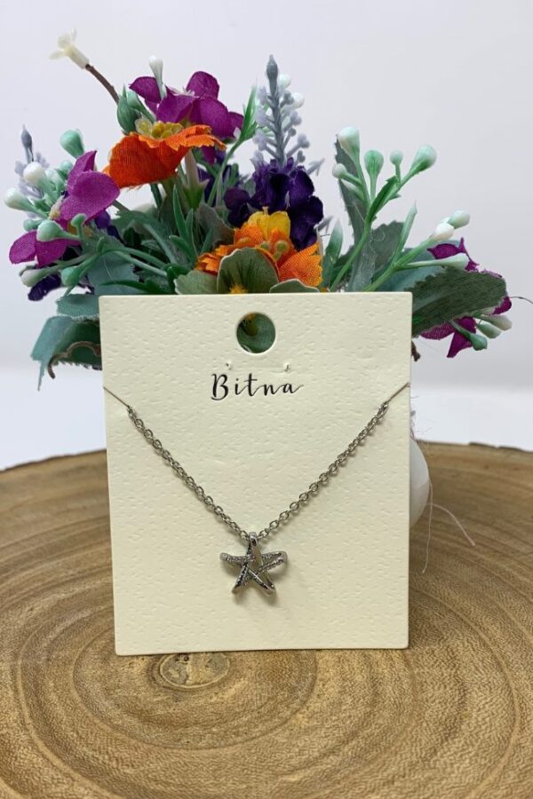 Silver Star Pendant Necklace