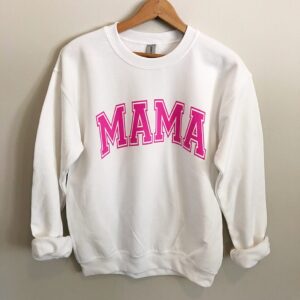 MAMA White Crewneck