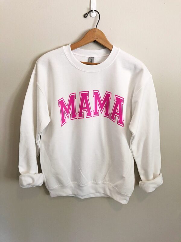 MAMA White Crewneck