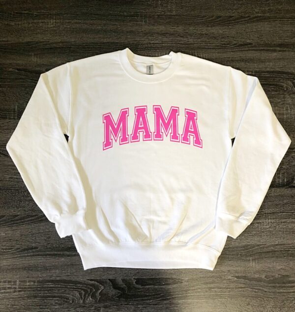 MAMA White Crewneck