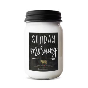 13 oz Mason Jar Candle: Sunday Morning