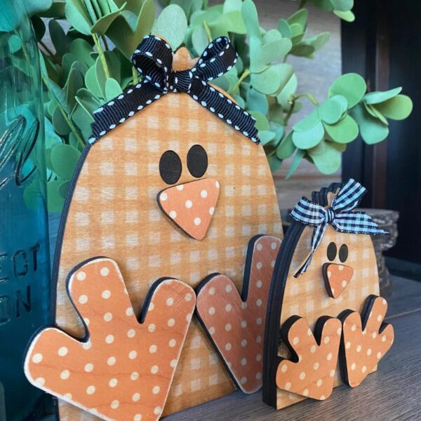 Wooden Easter Chicks