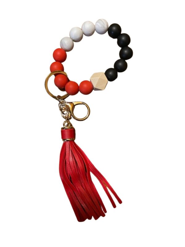 Bracelet Key Ring with Fringe