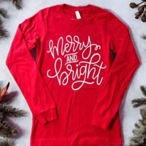 Merry & Bright Christmas Long Sleeve *Final Sale*