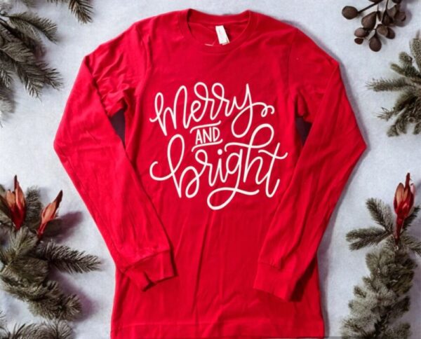 Merry & Bright Christmas Long Sleeve *Final Sale*