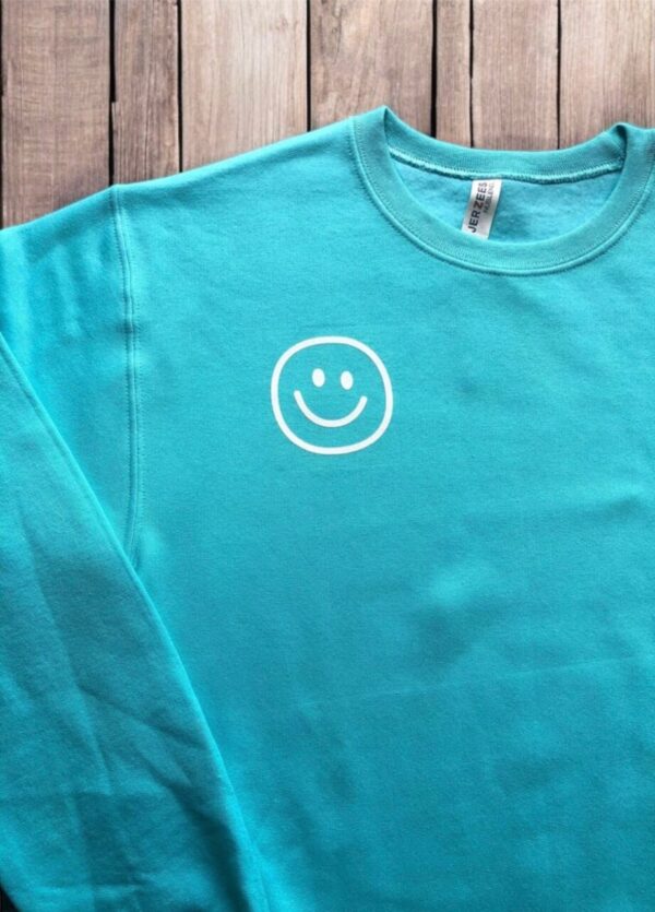 Smiley Face Crewneck Sweatshirt