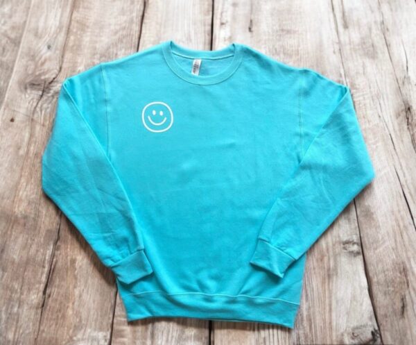 Smiley Face Crewneck Sweatshirt