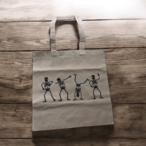 Dancing Skeletons Tote Bag