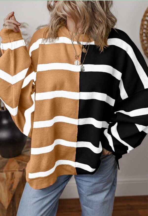 Two Toned Colorblock Sweater