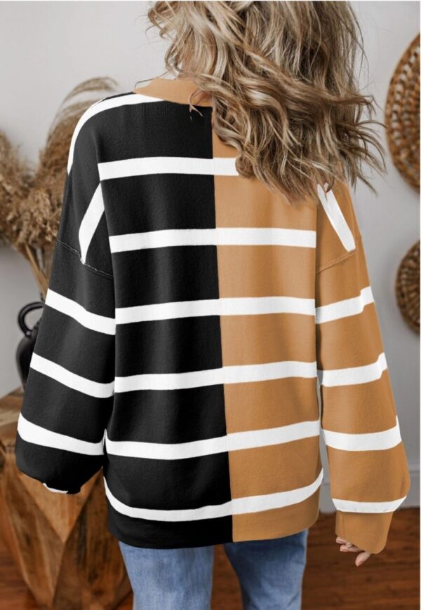 Two Toned Colorblock Sweater