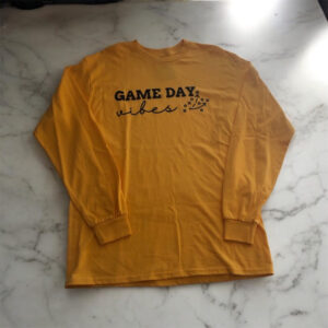 Mustard Yellow Game Day Long Sleeve T-shirt