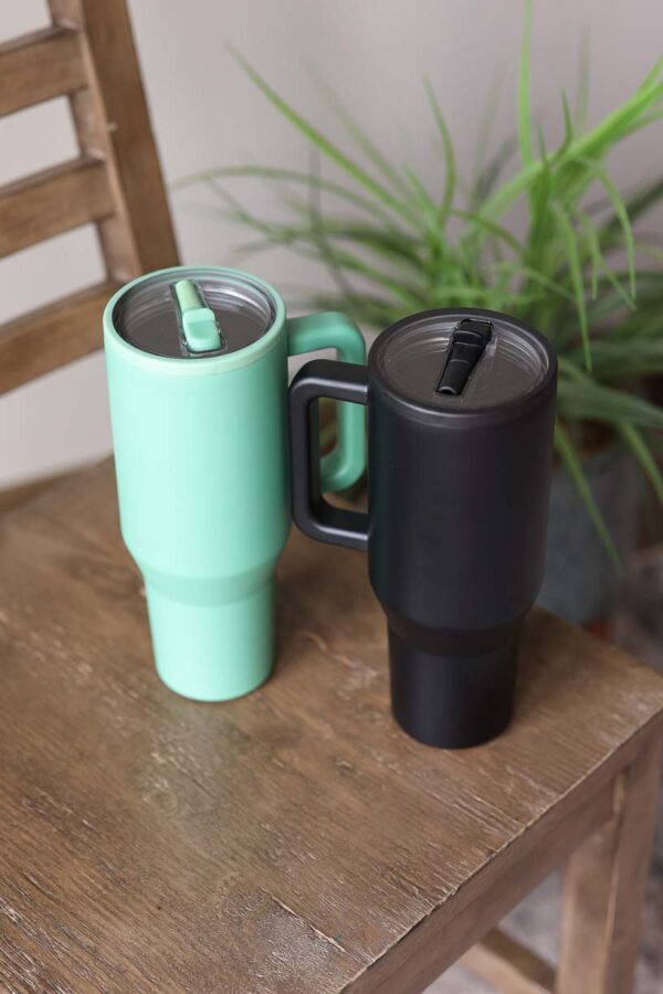 40oz Green Frosted Stainless Cup