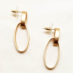 Loop in Loop Earrings Gold