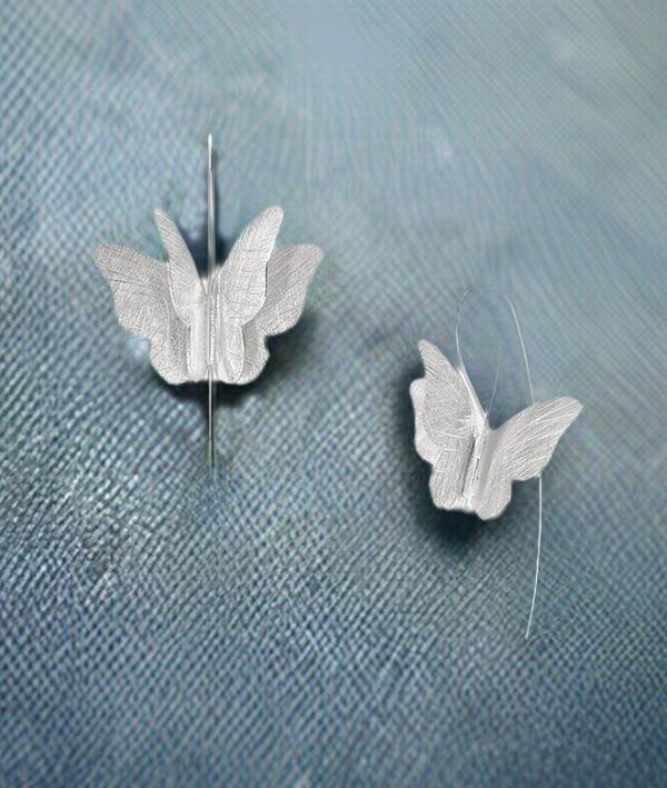 Sterling Silver Butterfly Earrings