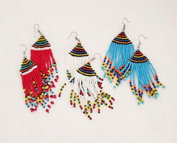 Kenyan Maasai Fringe Earrings