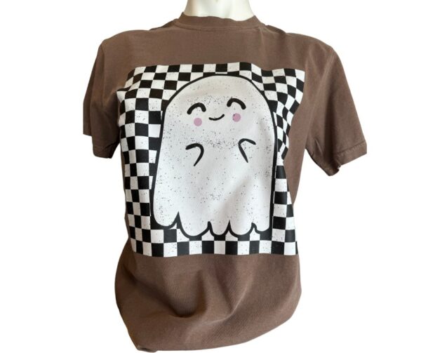 Retro Ghostie Comfort Colors Graphic Tee