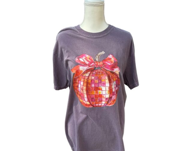 Disco Pumpkin Comfort Colors Graphic Tee