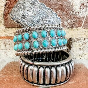 Metal Cuff Stretch Bracelets