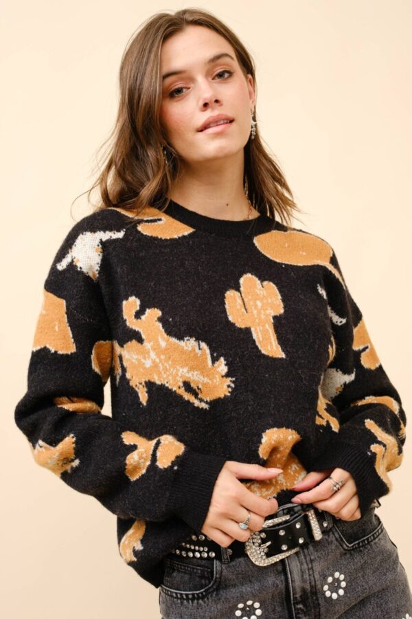 Western Sweater Pullover