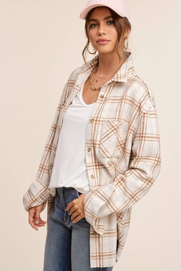 Soft Plaid Button Down Shirt