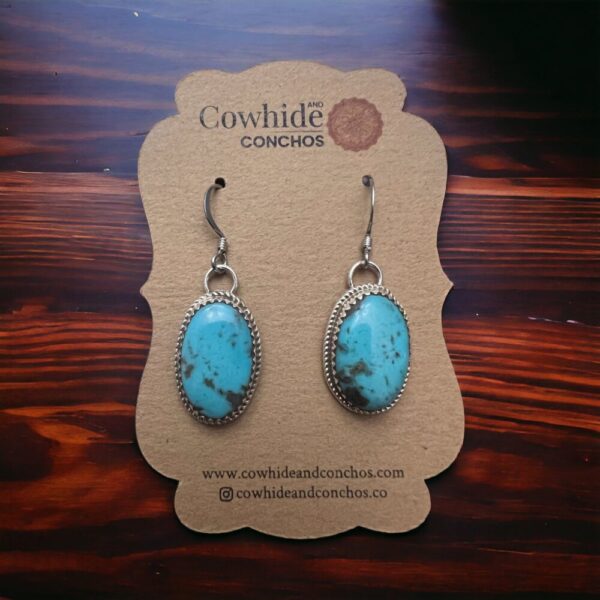 Ernest Hawthorne Turquoise & Sterling Silver Earrings