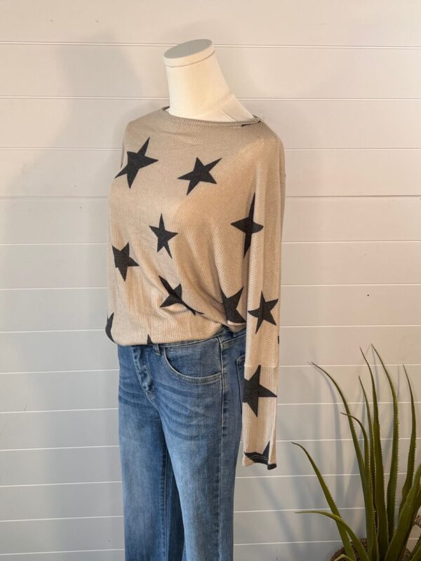 Star Print Knit Tunic