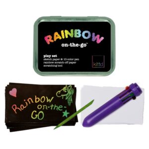 Rainbow On-the-Go Kids Travel Art Set! Kids coloring toy