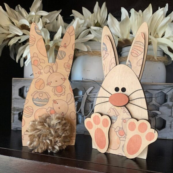 Wooden Easter Bunnies