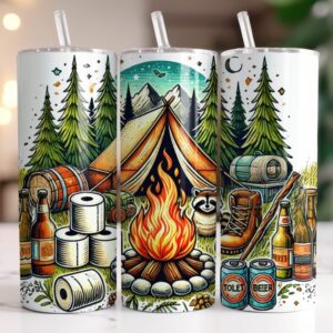 Camping Tumbler Stainless Steel Camping Necessities Design