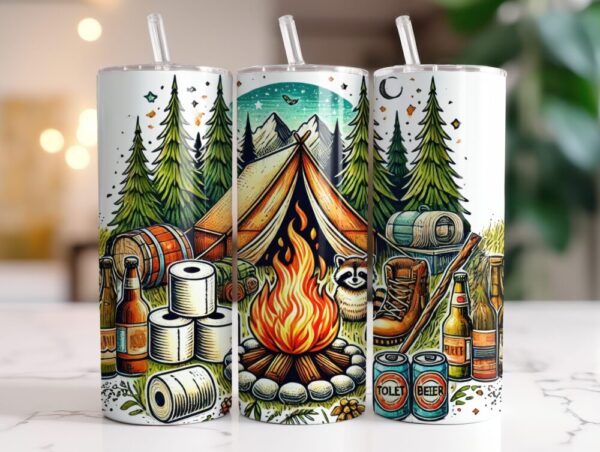 Camping Tumbler Stainless Steel Camping Necessities Design