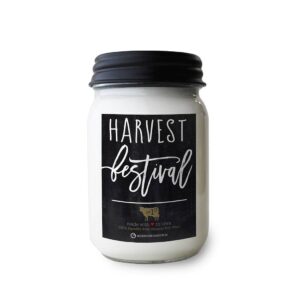 13 oz Mason Jar Candle: Harvest Festival