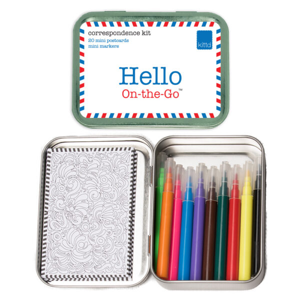 Hello On-the-Go Kids Postcard Play Set – Kids coloring